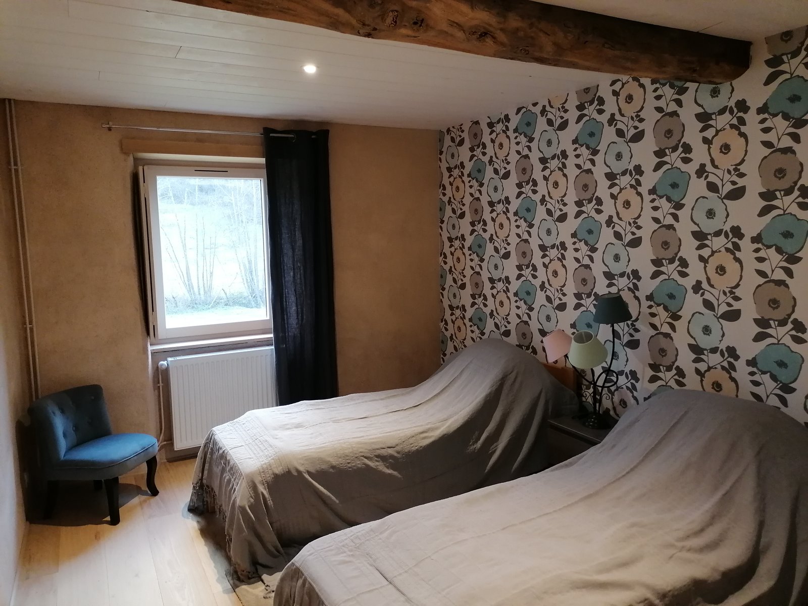 Le Gîte des Fayettes, chambre Anémones